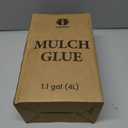 Mulch Glue for Landscaping, Rock Glue Pea Gravel 1.1 Gallon | Stones Binder, Long-Lasting Strong Safe Bond Lock Rubber Mulch for Cypress, Lawn, Patio, Garden