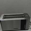Mueller UltraToast Full Stainless Steel Toaster 4 Slice, Long Extra-Wide Slots for Bagels and Waffles, 6 Browning Levels, LED Display, Cancel/Defrost/Reheat Functions & Removable Tray, Kitchen Gadgets