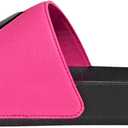 adidas Unisex-Adult Adilette Shower Slide Sandal (17 Women/16 Men, Shock Pink/Black/Black)