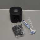 TEBAL Ultrasonic Retainer Cleaner Machine, 52kHz Ultrasonic Denture Cleaner for Night Guards, Braces, Toothbrush Heads, Jewelry and More, Ultrasonic Cleaner for Retainers with 250ML, Black-Beige