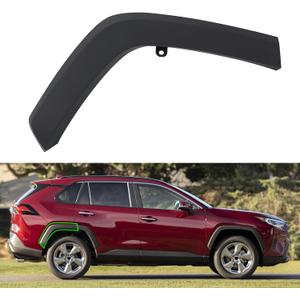 Bumper Side Wheel Molding Trim Fit for RAV4 2019 2020 2021 2022 (Rear Right Side)