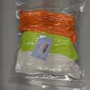 Women's Neon Scrunch Crew Socks 80s 90s Retro 3-Pack Cotton Stacked Boot Calf Cozy Ribbed Slouchy Socks Size 5-10 (1-white/Neon Green/Neon Orange)