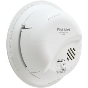 First Alert BRK Carbon Monoxide Detector, Hardwired Alarm with Battery Backup, CO5120BN, White