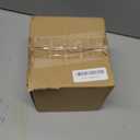 WSMKSZ 3 Pack 6/5/4 inch Cylindrical Flower Pots, Modern Small Round Plastic Plant Pots with Drainage Holes & Saucers, Clean and Refined Planter Pots for Outdoor, Indoor & Office Decor (White Brown)