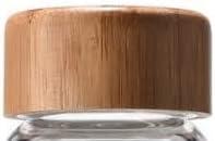Veegoal Replacement Bamboo Lid for 25 Oz and 18 Oz Glass Water Bottles  Compatible with Veegoal Brand Bottles Only