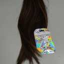 REECHO 12" Invisible Wire Hair Extensions with Thinner Softer Lace Weft Adjustable Size Removable Secure Clips in Short Straight Secret Hairpiece for Women - Dark Brown with Highlights