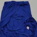 24seven Comfort Apparel Elastic Waist Knee Length Tulip Pencil Skirt Size L