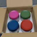 16 OZ 4Pack, Overnight Oats Jars with Lids, Glass Meal Prep Containers, Airtight Mason Jars for Breakfast, Yogurt Parfait, Salad & Smoothies, Leakproof and Reusable Food Storage Jars(4-1)