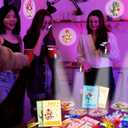 M AMFEOV 36 Pcs Valentines Day Gifts for Kids, Valentines Day Cards School Classroom with Finger Lights