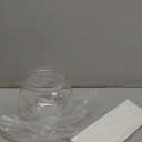 Eccliy 24 Pcs Clear Fish Bowls with Straws Ball Shape Plastic Bowl for Drinks Summer Drink Cups Unbreakable Goldfish Bowl for Christmas Candy Table Centerpieces Party Favors (27 oz)