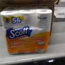 Scott ComfortPlus Toilet Paper, 36 Triple Rolls, 231 Sheets per Roll, Septic-Safe, 1-Ply Toilet Tissue