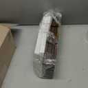 Weysat Tic Tac Toe Toilet Paper Holder Stand Bathroom Wall Decor Rustic Wooden Hanging Storage Freestanding Wall Mounted Shelves Decor for Toilet Tissue Farmhouse (White, Dark Brown)