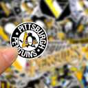 27 PCS Pittsburgh American Penguins Hockey Stickers for Water Bottle, Laptop, Bicycle, Computer, Motorcycle, Travel Case, Car Decal Decoration Sticker