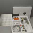 SKOWLL Brushed Nickel Shower System with Body Jets 12 Inch LED Rain Shower Head with Handheld, Wall Mounted Shower Faucet Set Rough in Mixer Valve and Trim Included