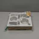 Couch Cup Holder Tray, Handy Silicone Bamboo Couch Caddy with Rotatable Phone Holder for Bed Car Seat Organizer, Waterproof Anti-Spill Sofa Cup Holder for Snacks Beverage Remote (White) (11.5*10*3 IN)