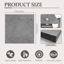 DEXDE Peel and Stick Floor Tile Black Waterproof Vinyl, 2FTx2FT 10 PC