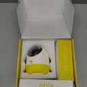 Ellie Pro Baby Monitor with Camera and Audio,5'' IPS 2K UHD Resolution,6000mAh Battery, Remote Pan-Tilt-5X Zoom, 2-Way Talk,No WiFi, Night Vision, Virtual Fence 24hr Play Back and 1000ft Range (Yellow1)