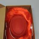 2 Pcs Long Red Braids Wig with Western Cowboy Hats Cowgirl Cosplay Costume for Kids Cowgirl Halloween Cosplay Costume