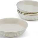Mikasa Italian Countryside Set of 4 Pasta Bowls, 9.25 Inch, Cream