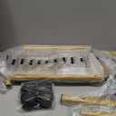 Sakugi Clothes Rack - Clothing Rack with Storage Mesh Shelf & Casters, Heavy-Duty Metal Clothing Rack for Hanging Clothes, Dresses, Coats, Large Load Capacity, Easy Assembly, Gold, 28.0"x16.9"x59.0"