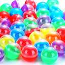 Sosation 150 Pcs 1. 26 Inch Gumball Vending Machine Capsules Empty Round Capsules Plastic Containers Toy for Prizes Gift Party Favors