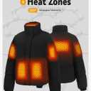 Graphene Women Heated Jacket 12V Fast Charge 18400mAh Large Capacity