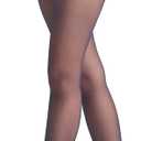 LABELLA Super Thin Lightweight Sheer To Waist Pantyhose, Muticolor Stylish Tights, Durable and Sturdy, S-Queen2 (Black, S)