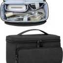 CURMIO CPAP Travel Bag Compatible with ResMed AirMini, CPAP Machine Carrying Case for CPAP Supplies, Black (Empty Bag Only, Patent Design)