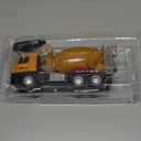 Cement Mixer Toy Truck Metal Cab, Big Construction Truck with Lights Sounds and Working Movable Parts, Friction Powered Construction Vehicles for Boys and Girls