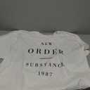 New Order Substance TShirt, White, XLarge