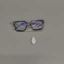 livho Oversized Eyewear Frame for Woman and Men - Rectangle Fashion Glasses for Computer, Chic Preppy Frame