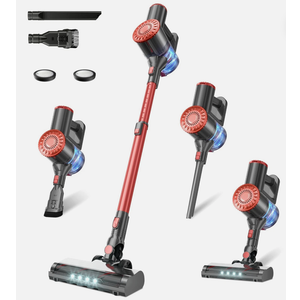 Cordless Vacuum Cleaner with SelfStanding, 40KPA Stick Vacuum Cleaners for Home, 8in1 Lightweight Rechargeable Vacuum, 7Layer Filtration,Ideal for Carpet, Pet Hair, Hardwood Floors