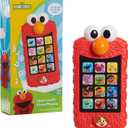 SESAME STREET Learn with Elmo Pretend Play Phone, Learning and Education, Kids Toys for Ages 2 Up by Just Play