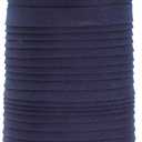 Mandala Crafts 55 Yards 1/2 Inch Navy Blue Double Fold Bias Tape for Sewing - Bias Binding Tape for Quilting Binding, Hemming, Seam, and Fabric Piping