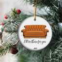 Best Friend, Bestie Ornament 2025, Best Friend Ornament Personalized, for BFF, Soul Sister, Long Distance Gift (T21)