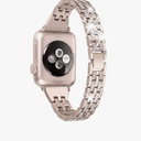 Secbolt Bling Bands Compatible with Apple Watch Band 38mm 40mm 41mm 42mm 44mm 45mm 46mm 49mm Women iWatch SE Series 10 9 8 7 6 5 4 3 2 1, Dressy Jewelry Metal Wristband Strap Diamond Rhinestone