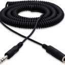 Hosa HPE-325C 1/4 Inch TRS to 1/4 Inch TRS Headphone Extension Cable, 25 Feet