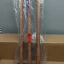 Wooden Cricket Wicket Stumps Multi-Surface Placement with Wood Base. 3 Wickets and 2 Bails
