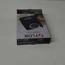 Taylor Glass Top Food Scale with Touch Control Buttons, 11 lb Capacity, Black