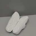 Kids Slides Sandals Boys Girls Toddler Double Buckle Summer Shower Beach Pool Water Shoes Slip on Clouds Slippers (2.5-3 Big Kid, White)