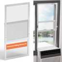 GCGOODS Sliding Window Kit, Reinforced Aluminum Sliding Window Kit for Seal Heat, Adjustable Window Vent Kit for Saddle, U-Shape, Conventional Air Conditioners (AC Not Included)
