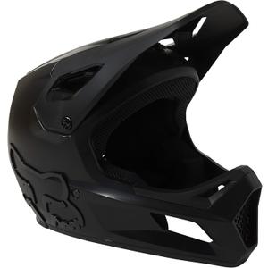 Fox Racing Youth Rampage Mountain Bike Helmet, Black/Black, Small