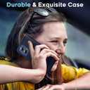 LeYi for Motorola Edge-2024-Case: Moto NOT FIT Edge 50/ G 5G 2024 3 in 1 Heavy Duty Rugged Cover, Shockproof Cell Phone Android Phone Funda para Edge2024 5G 6.6", Blue