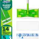 Swiffer Sweeper 2-in-1 Dry + Wet Floor Mopping and Sweeping Kit, Multi-Surface Kit for Floor Cleaning, Kit Includes 1 Sweeper, 14 Dry Sweeping Cloths, 5 Wet Mopping Cloths (20 Piece Set)