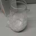 ANSQU 34oz Glass Jar with Wooden Lid & Spoon, Food Storage Containers Coffee Jar Coffee Grounds Container, Food Storage Canister, Kitchen Pantry Storage Container