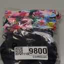 Aleumdr Womens Tankini Bathing Suit Modest Two Piece Swimsuit Ruffle V Neck Swim Tank Top with High Waisted Bottom (Medium, A2 Floral Black)