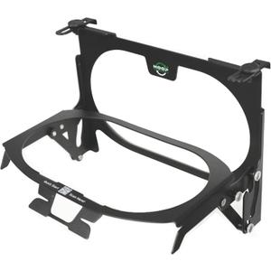 Hoop Metal Compost Bag Holder + 25 Compostable Bags 3 Gallon, Clips to Kitchen Trash Can, Kitchen Cabinet Door, Replaces Countertop Compost Bin, Hanging Trash Can.