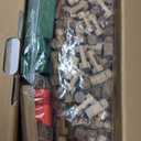 Wondertoys 530 Pcs Wooden Logs Set Ages 3+, Classic Building Log Toys for Kids, Creative Construction Engineering Educational Gifts