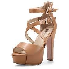 Women's IN5 Charcy Crisscross Strappy Platform High Chunky Heels Peep Toe Pump Party Heeled Sandals