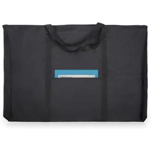 JJRING Dacron Light Weight Art Portfolio Tote Bag, 25'' x 37'' for 24'' x36'' Black Carrying Storage Case For Poster, Sketching, and Drawing
